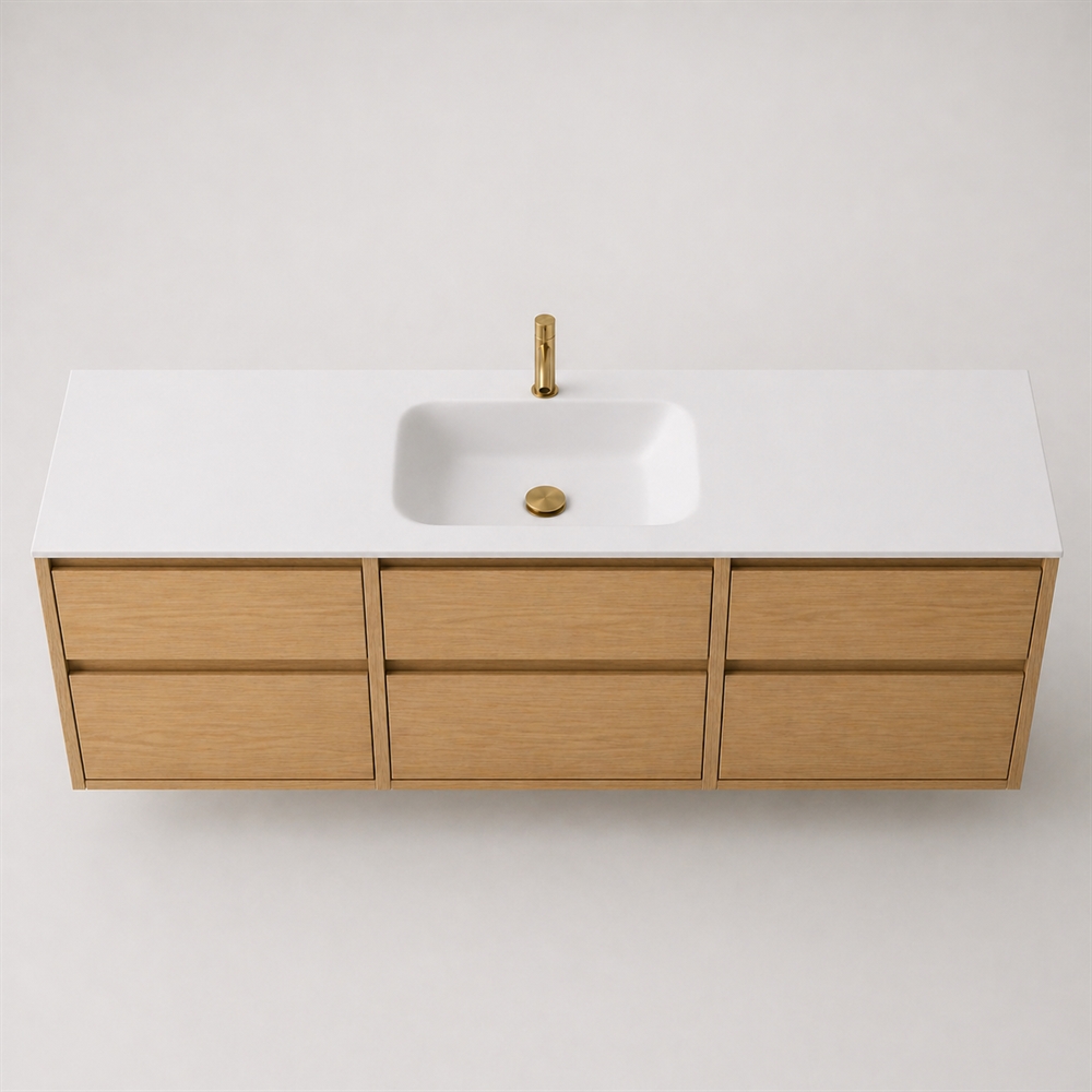 Corian baderomsbord