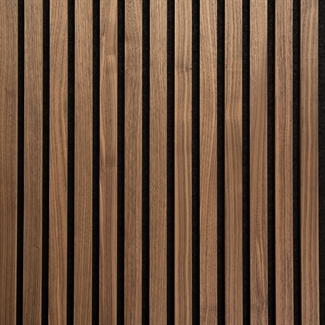 Brannhemmende akustikkpanel - Røkt eikefiner 60x240 cm