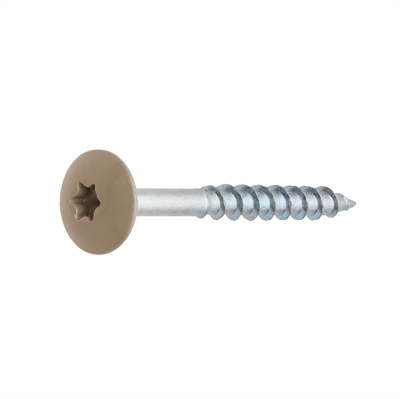 Beige Skruer 4,0 x 30 mm TX20 - 50 stk.